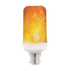 LED 6W=80L BC FLAME EFFECT LAMP 1600K