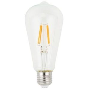 LED FILAMENT ST64 ES 6W=660L CLEAR WW 2700K