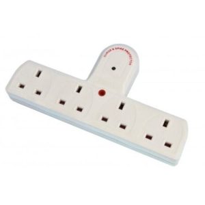 SP40 13A 4 G ANTI-SURGE PLUG-IN EXT SKT