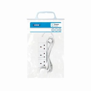 4G 1MTR 13A EXTENSION LEAD POLY BAGGED