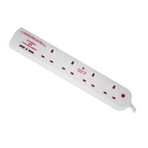 SURGE 4G 2M+2 USB EXT LEAD BOXED S4W2M2XUSBS12