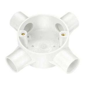 25MM 4 WAY INTERSECTION  BOX WHITE