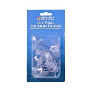 12PC 12X32MM SUCTION HOOKS BLISTER PACKED