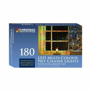 180 LED NET CHASER LIGHTS MULTI COLOUR