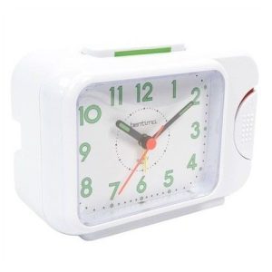 ACCTIM SONNET WHITE ALARM CLOCK