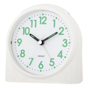 ACCTIM SWEEPER ONE WHITE ALARM CLOCK