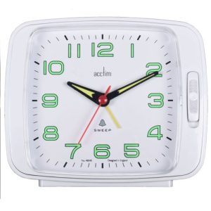 ACCTIM ADA WHITE BELL ALARM CLOCK