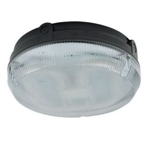 ANSELL 2D 28W IP65 BLK/OPAL RD + LAMP