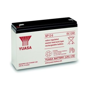 YUASA 6V 12AH LEAD ACID BATTERY