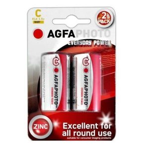AGFA C R14 ZINC 2/CARD 6/BOX BATTERY