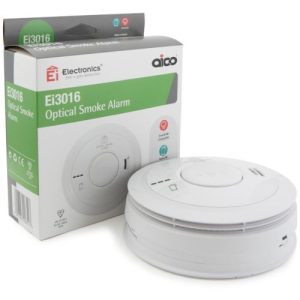 AICO AUDIOLINK OPTICAL ALARM 230V WITH 10YR RECH BACK UP
