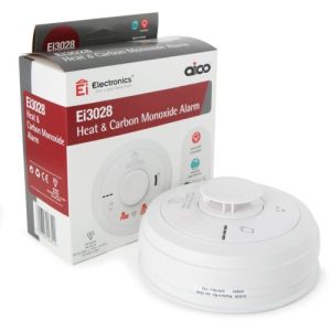 AICO AUDIOLINK CO2 + HEAT ALARM 230V WITH 10YR RECH BACK UP