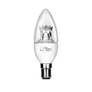 ALL LED LOTUS 6W LED CANDLE LAMP 3000K B15D DIMMABLE CRI>80, 220-240V AC, 50-60Hz