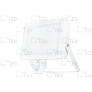 ALL LED (NOT WIRED) 50W IP65 WHITE HUNTER SLIM CCT FLOODLIGHT