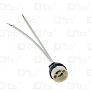 ALL LED ACCESSORIES GU10 LAMP HOLDER LEAD 21CM TAIL 30CM TEFLON CABLE - ACCESSORIES