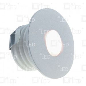 ALL LED OXFORD 1W LED ROUND LOW LEVEL LIGHT, 3000K, WHITE, IP65