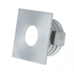 ALL LED SLOANE SQUARE 1W LED SQUARE LOW LEVEL LIGHT, 3000K, ALUMINIUM, IP65