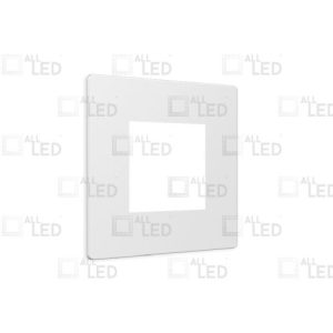 ALL LED TRAFALGAR 3W LED SQUARE LOW LEVEL LIGHT, WHITE, CCT SELECTABLE 3000K,4000K,6000K, IP54, POLAR WHITE BEZEL INCLUDED,INDOOR USE ONLY