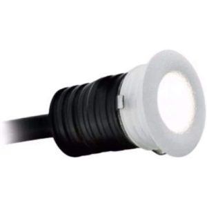 ALL LED MINI 1W LED MARKER LIGHT, 3000K, BRUSHED ALUMINIUM, IP44