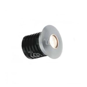 ALL LED MIDI 1W LED MARKER LIGHT, 3000K, BRUSHED ALUMINIUM, IP65