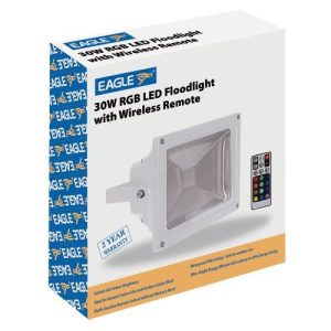 LED 30W RGB F/LIGHT WHITE R.F CONTROLLER