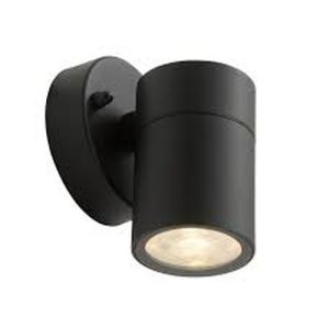 ANSELL ACERO DIRECTIONAL GU10 WALL LIGHT BLACK