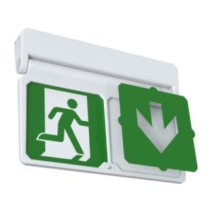 ANSELL ADLER EXIT SIGN - WHITE