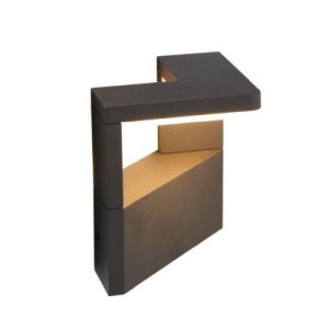 ANSELL 9W ARCO 4000K LED WALL LIGHT GRAPHITE