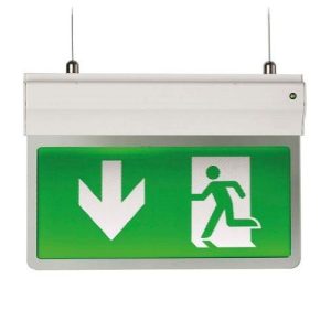 ANSELL SEMI RECESSED LED EXIT SIGN