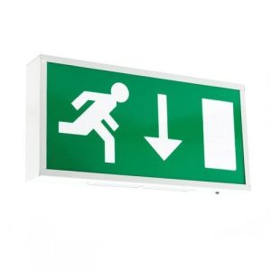 ANSELL 8W GUARDSMAN WHITE EXIT SIGN