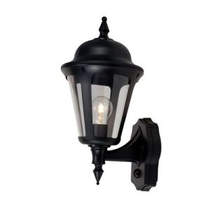 ANSELL LATINA 42W ES BLACK PIR WALL LANTERN