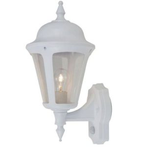 ANSELL LATINA 42W E27 PIR WALL LIGHT WHITE