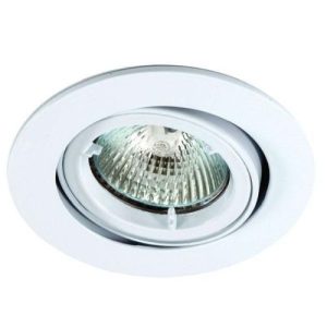 ANSELL TWISTLOCK 50W MATT WHITE GIMBAL