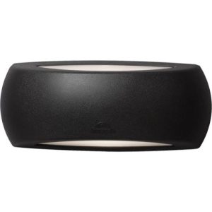 ASBAC FRANCY 8.5W CCT LED UP & DOWN LIGHT BLACK OPAL