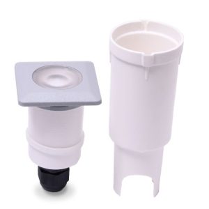 ASBAC ALDO SQ 1.7W 3K G9 LED IN GROUND/RECESSED LT BK