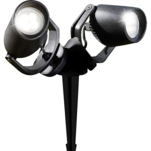 ASBAC MINITOMMY-EL 2X6W 4K LED BK TWIN SPIKE 2M FLEX