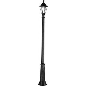 ASBAC RUT RICU E27 POST LANTERN BLACK