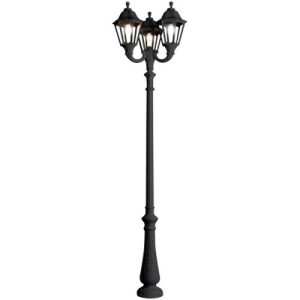 ASBAC NOEMI NEBO-OFIR 3X11W 3K LED TRIPLE HD POST BLK