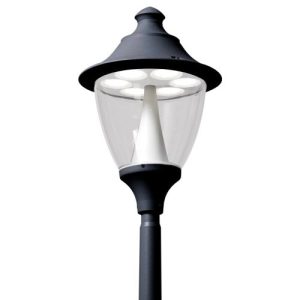 ASBAC GINO 400 60W 4K LED LANTERN BLACK PHOTOCELL