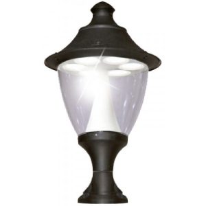 ASBAC GINO 400 NEW LOT E27 PEDESTAL LANTERN GREY