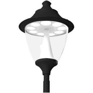 ASBAC GINO 500 LED 90W 4K IP65 LANT BLACK ASSEMBLED