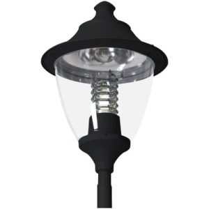 ASBAC GINO 500 E27 LANTERN WITH LOUVRE BLACK