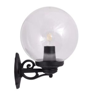 ASBAC GLOBE 250 BISSO 6W 3K LED CLEAR WALL BLACK