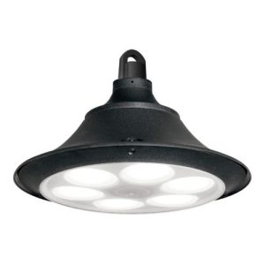 ASBAC LUIGI 400 60W 4K LED HIGH BAY LANTERN BLACK P'CELL