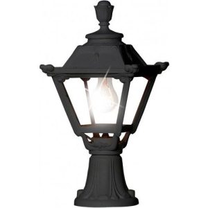 ASBAC GOLIA MINILOT E27 PEDESTAL LANTERN BLACK