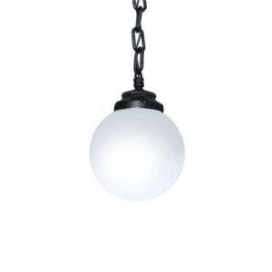 ASBAC GOLIA MINILOT 6W LED PEDESTAL LANTERN BLACK