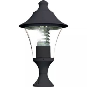 ASBAC REMO 400 E27 LANTERN WITH LOUVRE BLACK
