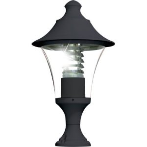 ASBAC REMO 400 NEW LOT E27 PEDESTAL LANT CW LOUVRE GREY