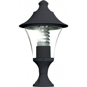 ASBAC REMO 500 E27 LANTERN WITH LOUVRE BLACK