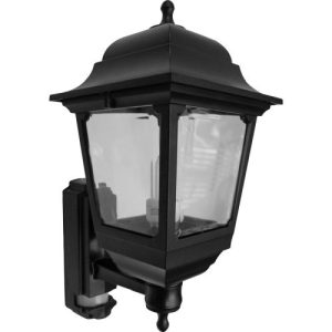 ASD SQUARE LANTERN BLACK, CLEAR DIFFUSER, 100W